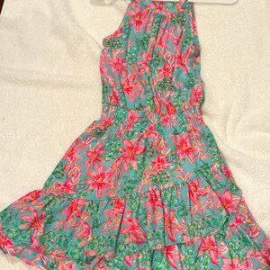 Fun and flirty Lilly Pulitzer dress, Womens size 0, Pink, Green NWOT